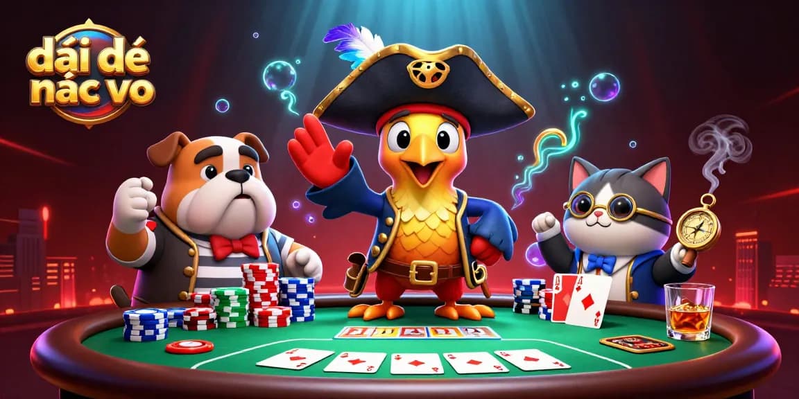 Bet big and conquer the đại dịch xác sống in this vibrant 3D casino illustration of pirate-themed gameplay.