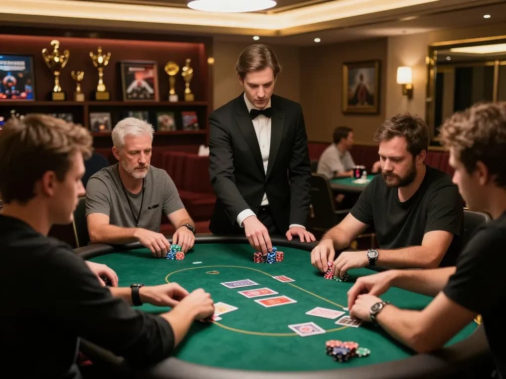 open88 players enjoying an exciting poker session with vibrant chips and cards in action.