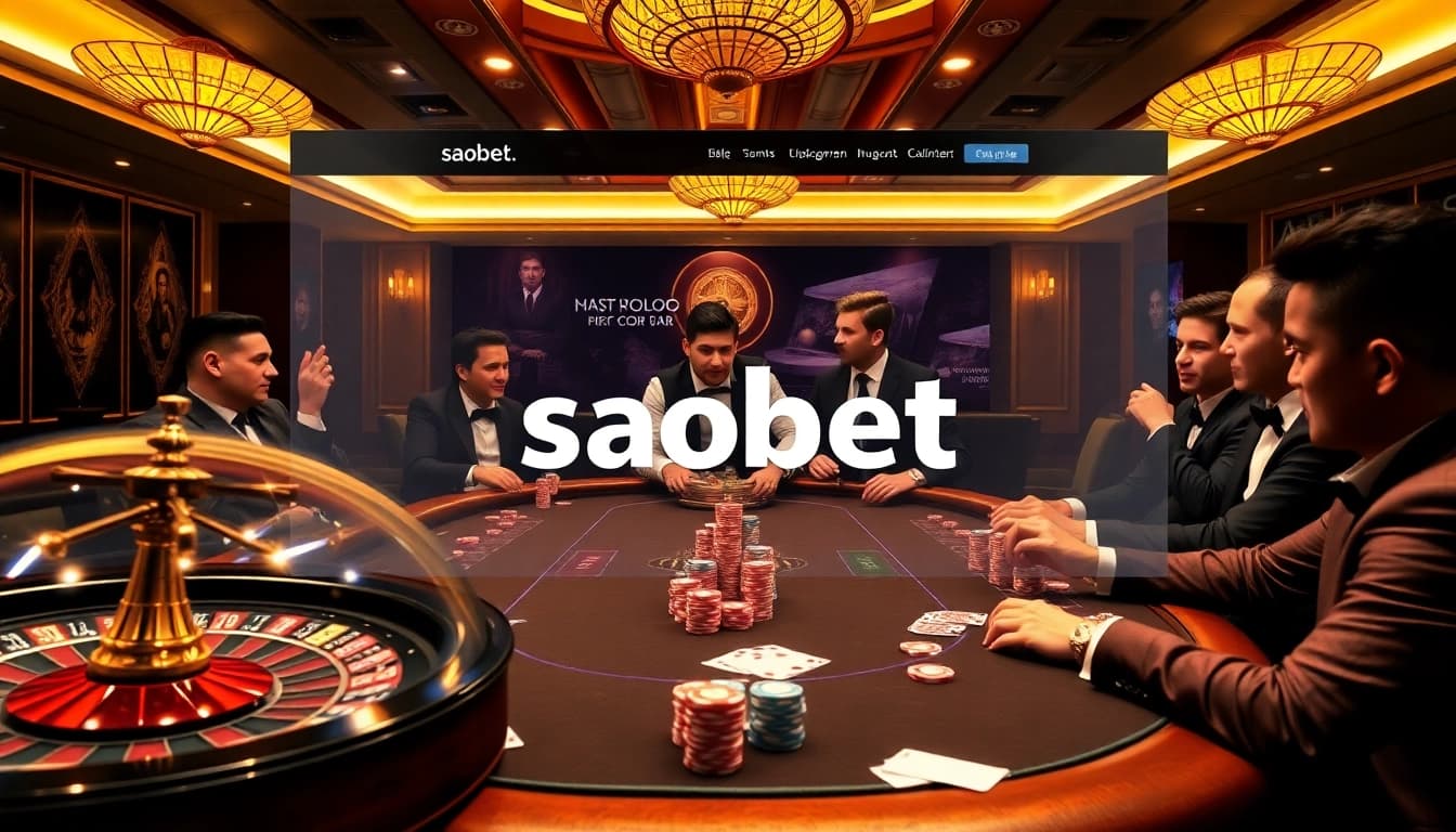 Experience the thrill of casino action at https://saobet.website/ with poker games and rich visuals.