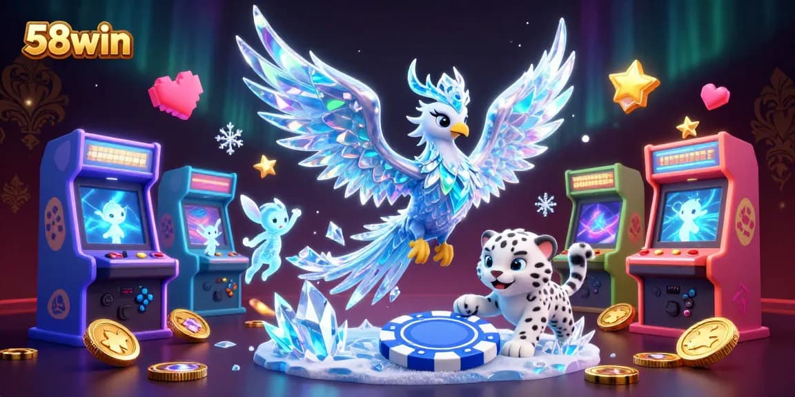 Experience top-notch gaming at 58win with vibrant characters and casino visuals.