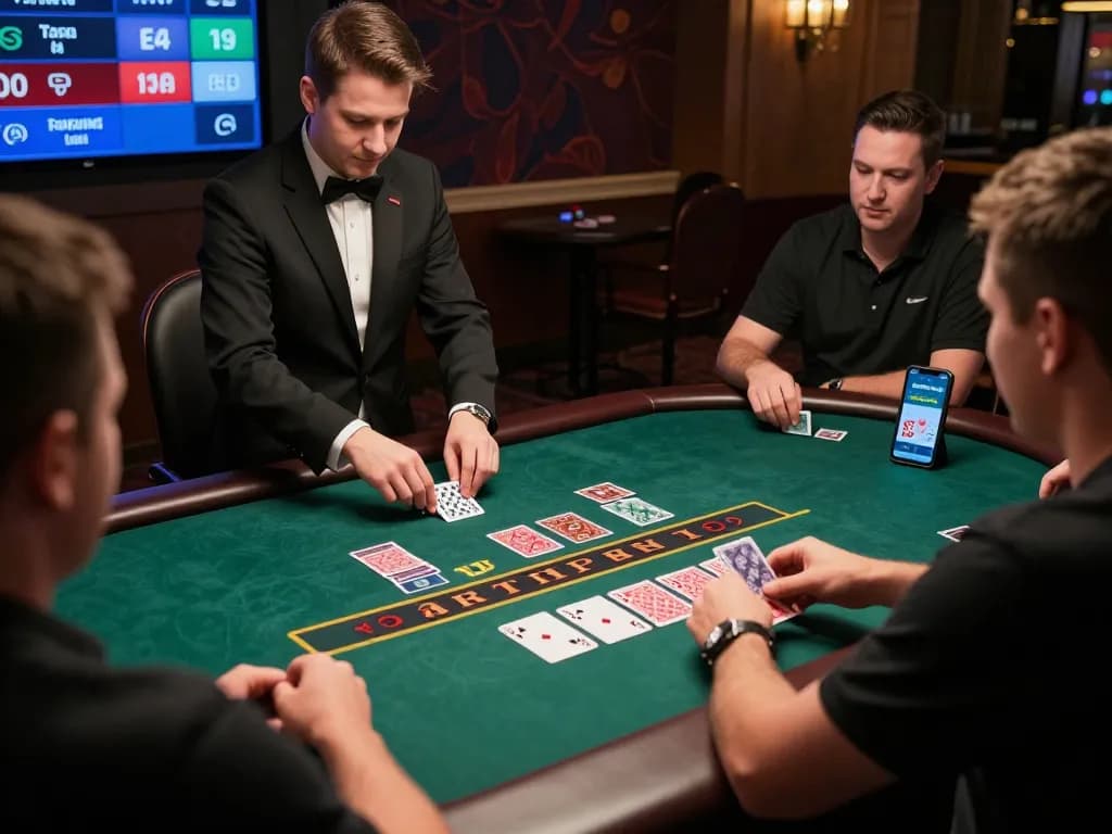 Players engaging in strategic gameplay at 777VIP live dealer blackjack table during a thrilling online session