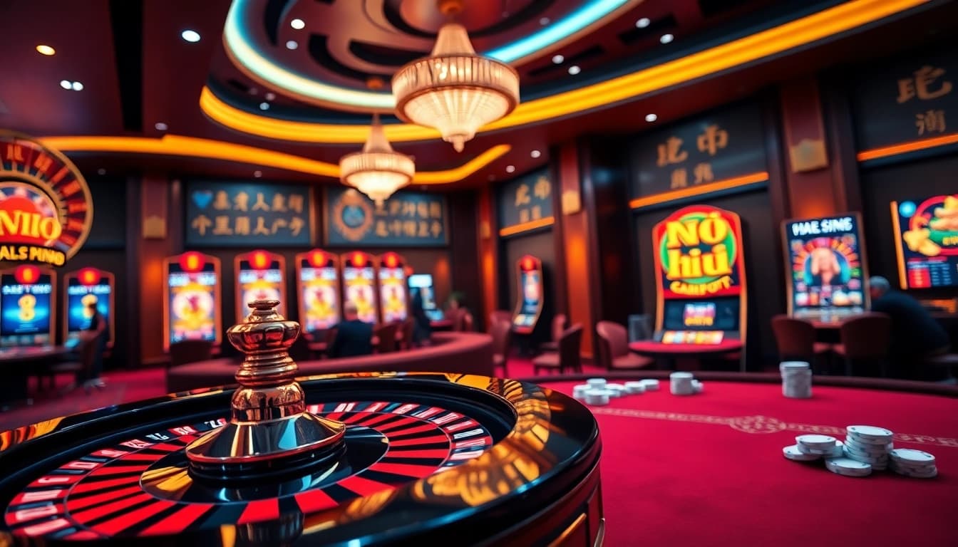 Experience thrilling nổ hũ gameplay at a luxurious online casino.