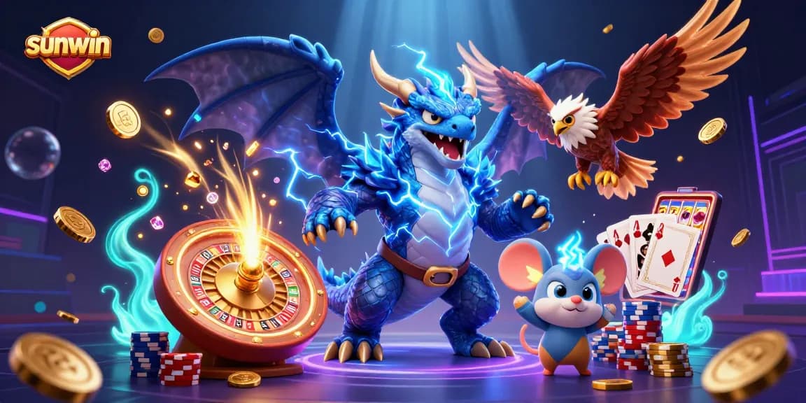 Engage with sunwin's electrifying gaming scene featuring dynamic characters and casino elements for thrilling experiences.
