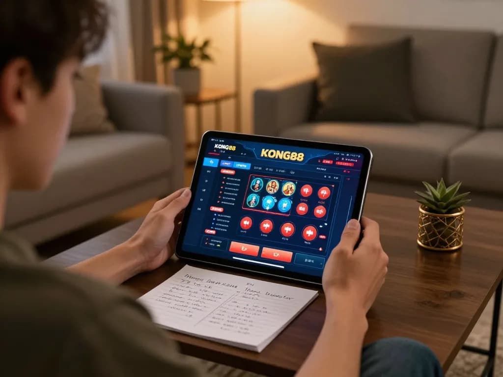 Engaging user interface of trang chủ KONG88 showcased in an online gaming setup.