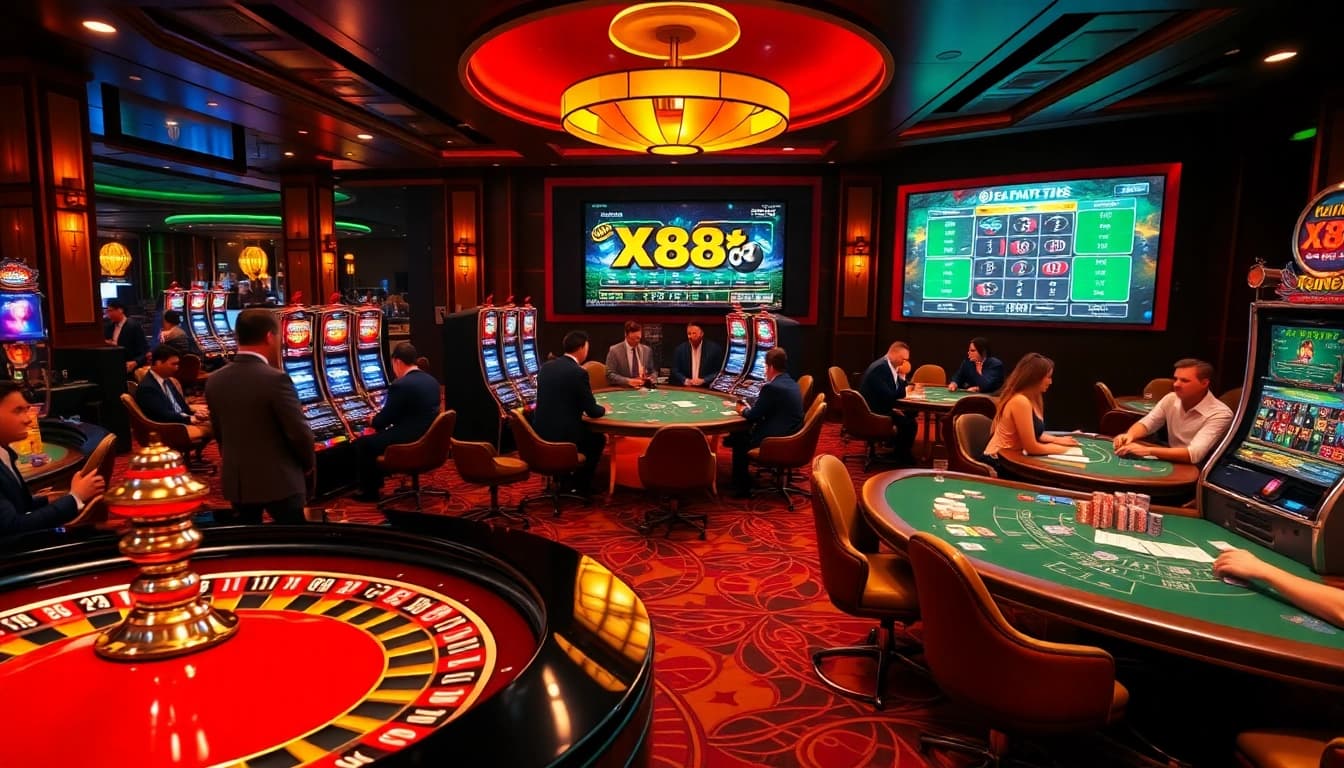 Experience the excitement at https://x88f.design/ with vibrant casino tables and professional gameplay.