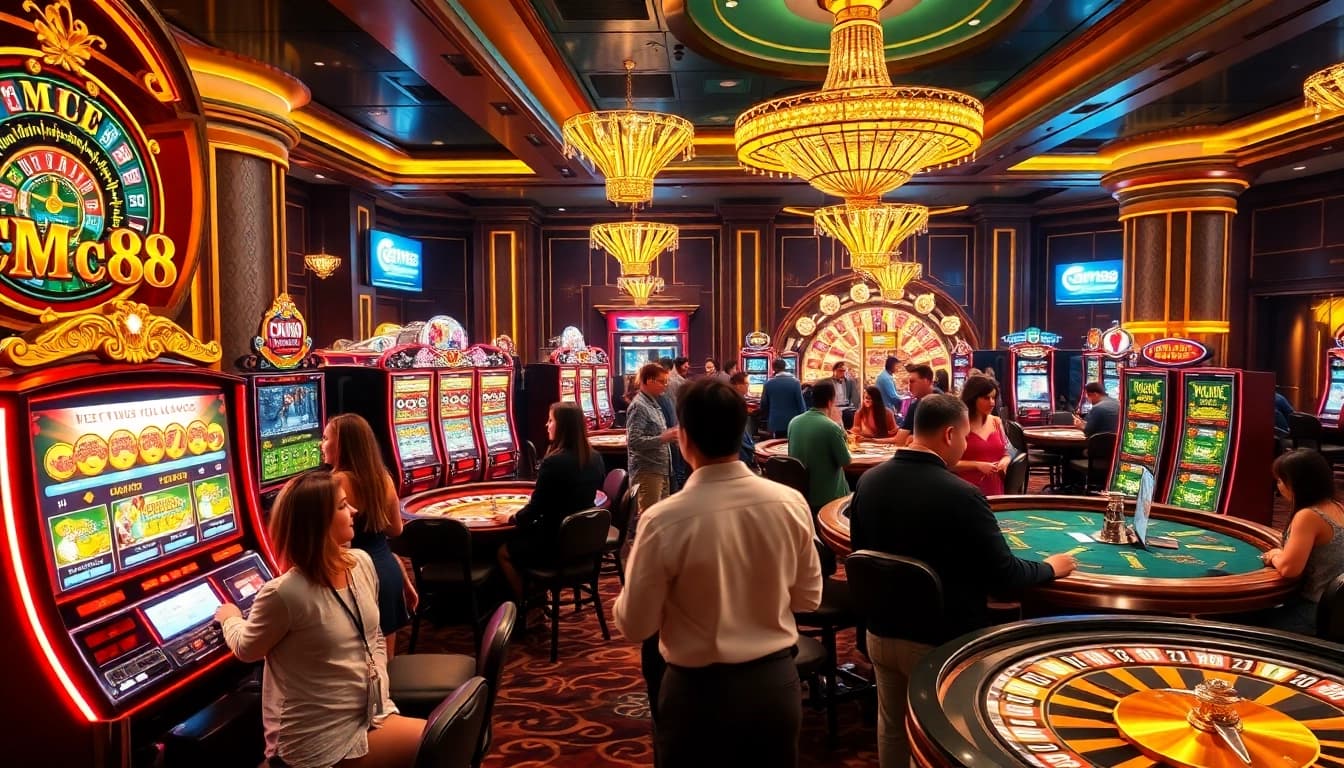 Experience the thrill of gambling at CM88 with exciting casino games and luxurious ambiance.