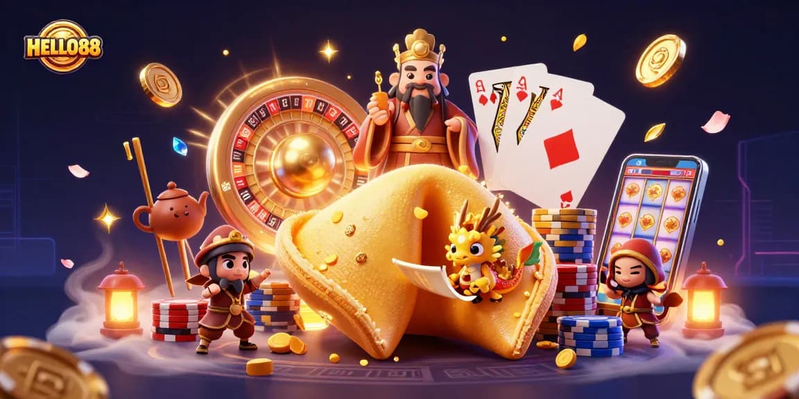 Engage in thrilling gameplay at HELLO88, experiencing vibrant casino elements and winning strategies.