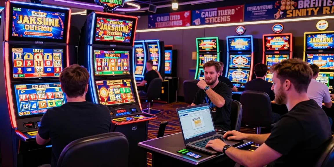 Engaged players at credit card casinos UK enjoying vibrant gameplay and attractive bonuses.