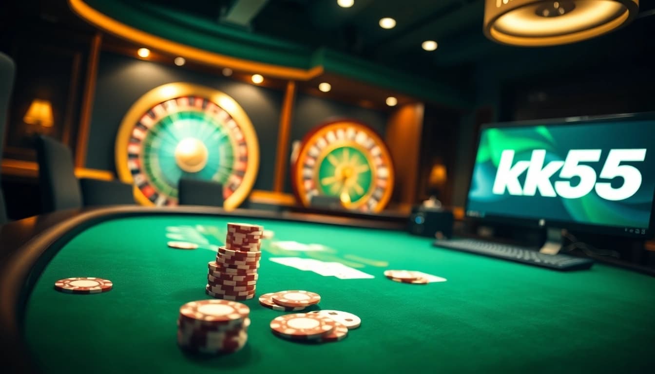 Join the action at kk55 with vibrant casino gaming experiences featuring roulette and poker.