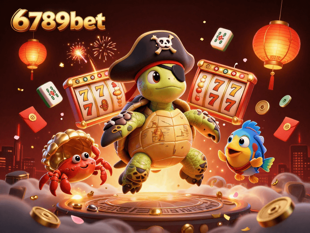 Engage with the thrilling world of 6789bet through this vibrant, casino-themed digital art.
