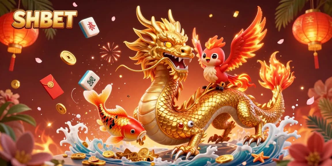 Experience exciting gaming at SHBET, where dynamic characters play amidst stunning casino elements.