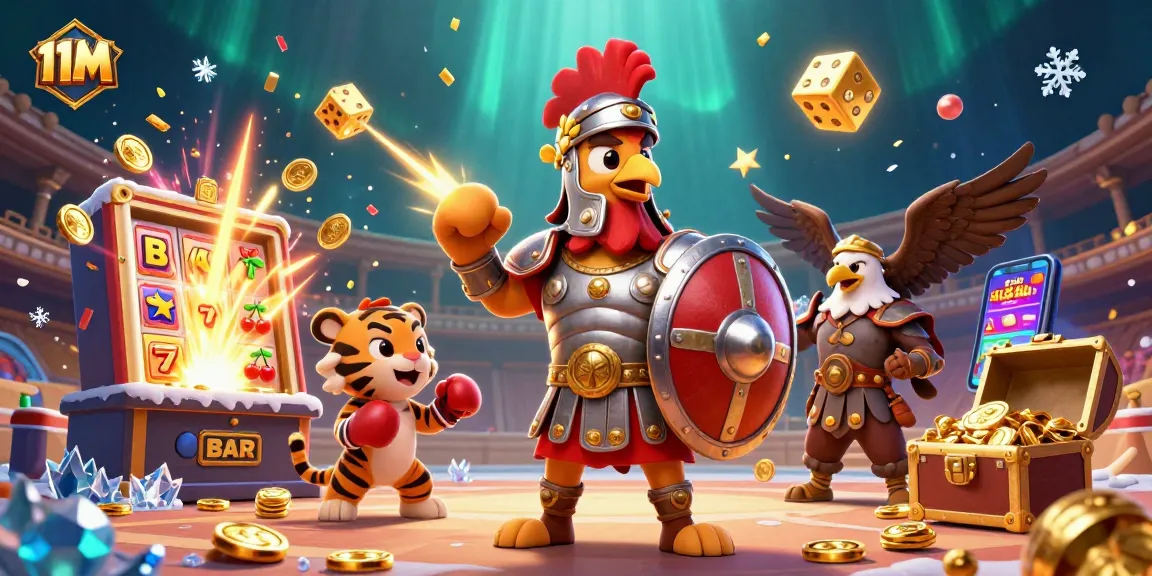 Engage with 11M's thrilling casino experience featuring epic character battles and dynamic gameplay.