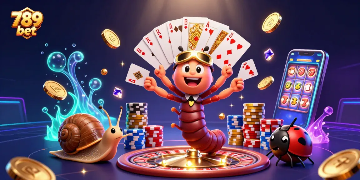 Engage in thrilling wins at 789 bet with a colorful 3D digital casino scene featuring exciting characters and game elements.