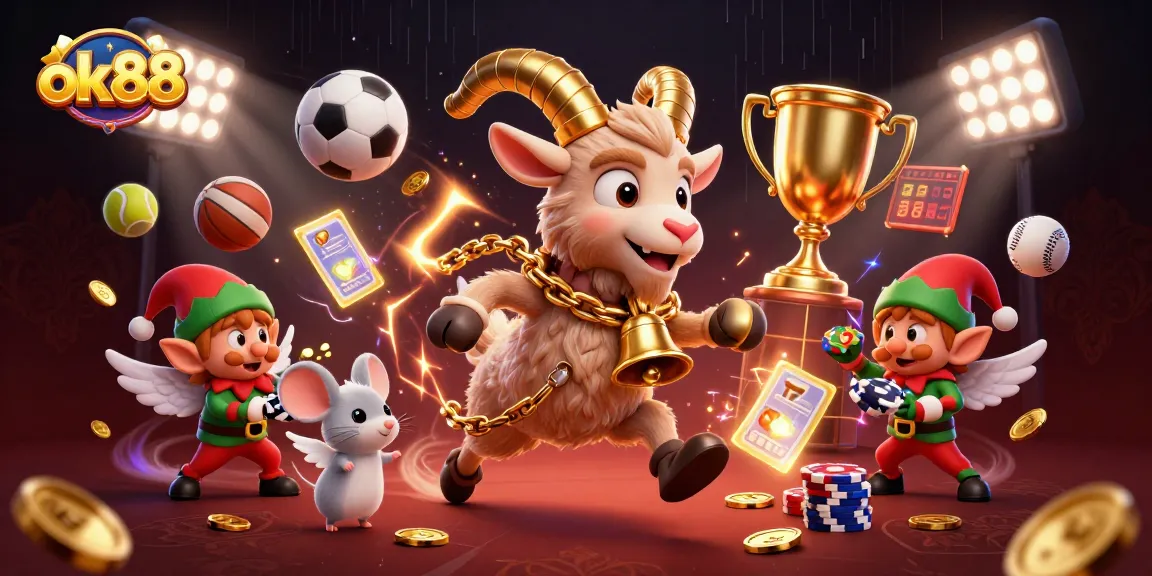 Join the excitement at ok88's casino as Gremlins steal chips and Krampus manages chaos!
