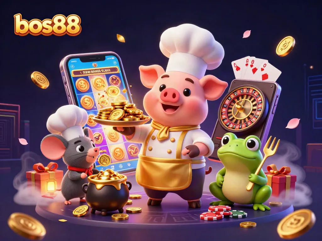 Experience exciting gameplay at bos88 with vibrant casino elements and engaging characters.
