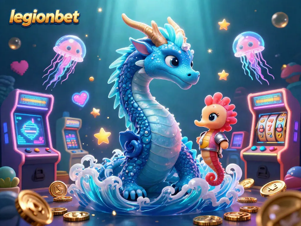 Experience thrilling gameplay at legionbet with colorful slot machines and magical sea creatures.