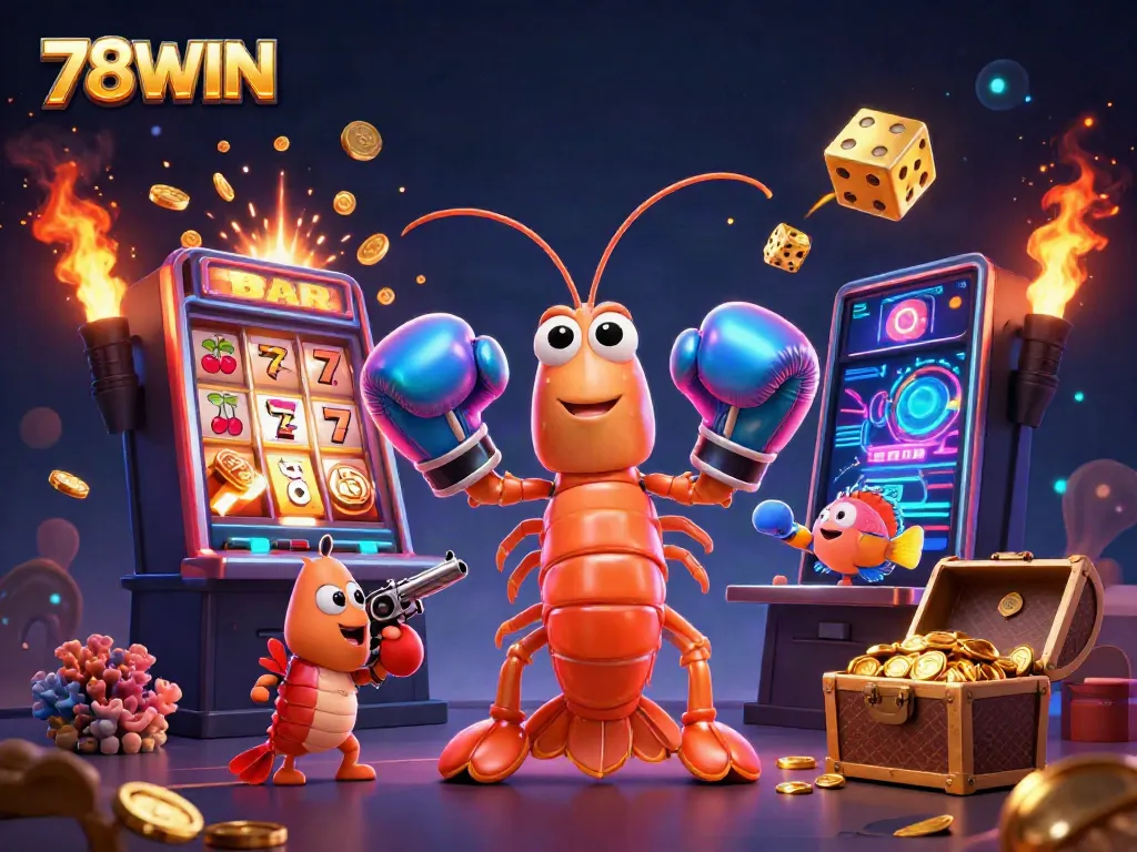 Experience the thrill of winning with 78WIN's vibrant jackpot scene of rich gaming elements.