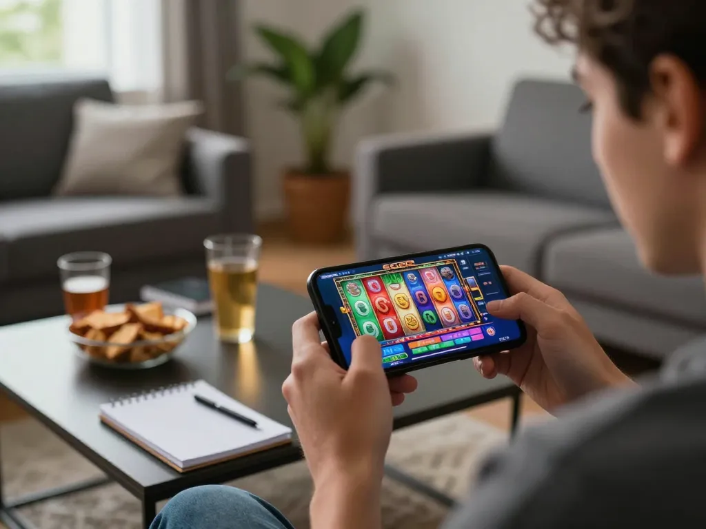 Engaging mobile casino gameplay featuring SC88 app with vibrant slot reels.