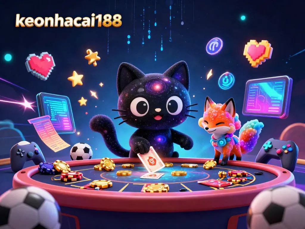 Engage with live sports betting and exciting gambling action at keonhacai188 with vibrant visuals and dynamic elements.