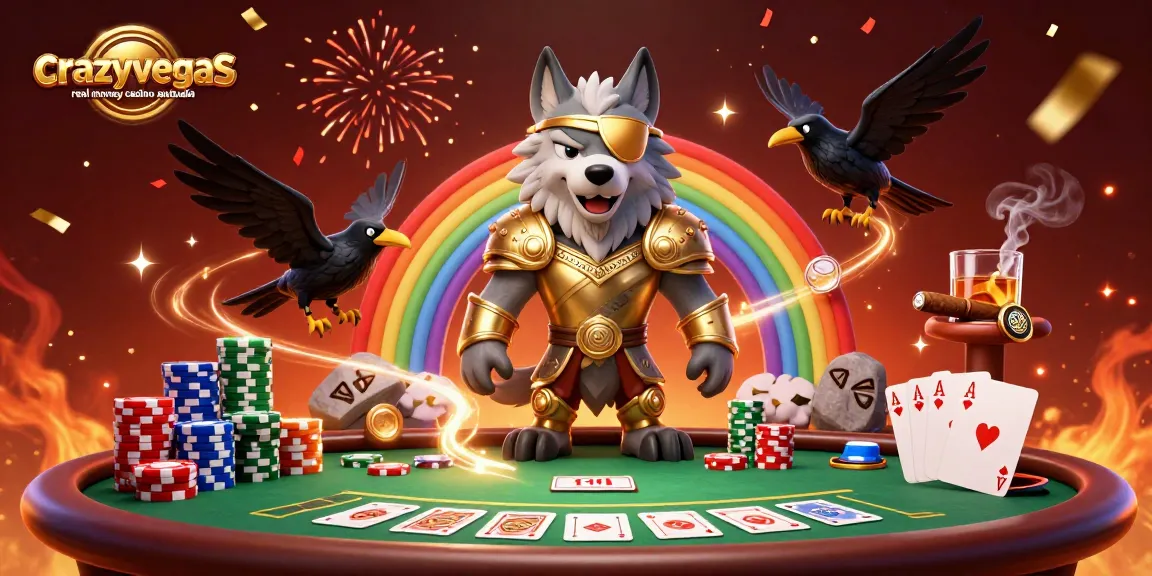 Experience thrilling gameplay at crazyvegas real money casino australia with vibrant 3D casino art.