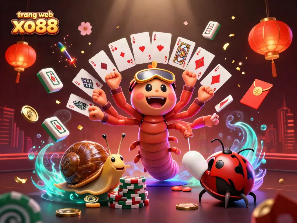 Experience vibrant gameplay at trang web xo88 with 3D characters and dynamic casino elements.