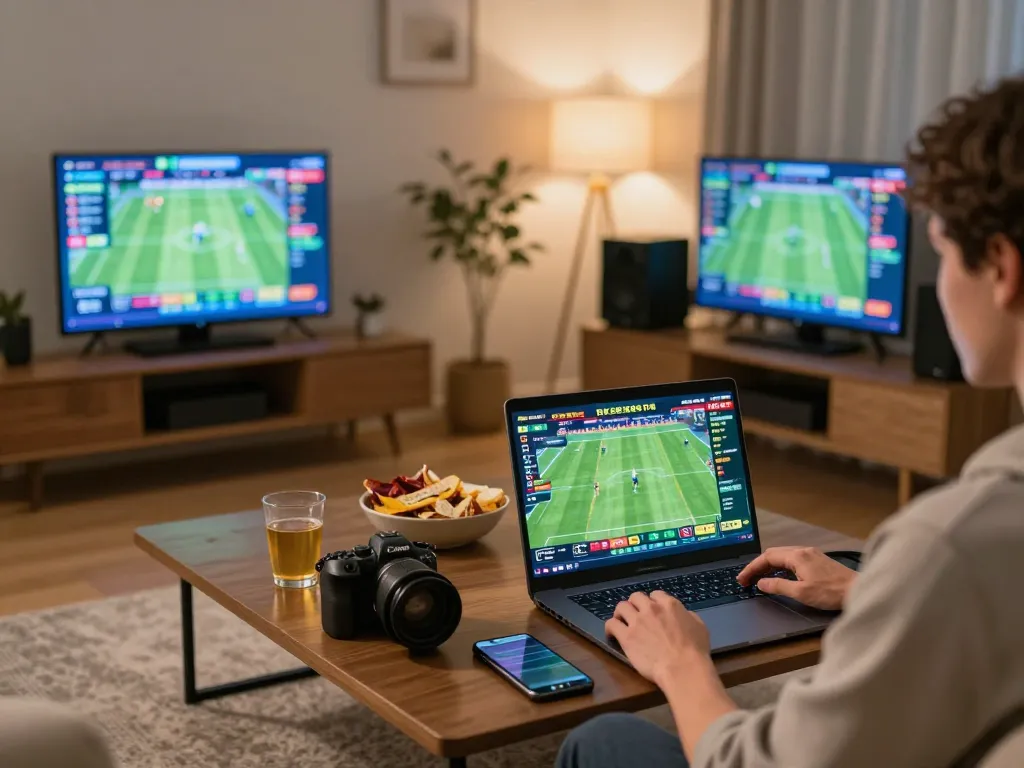 Engaging in online sports betting on 88aa trang chủ, showcasing live odds and match highlights.
