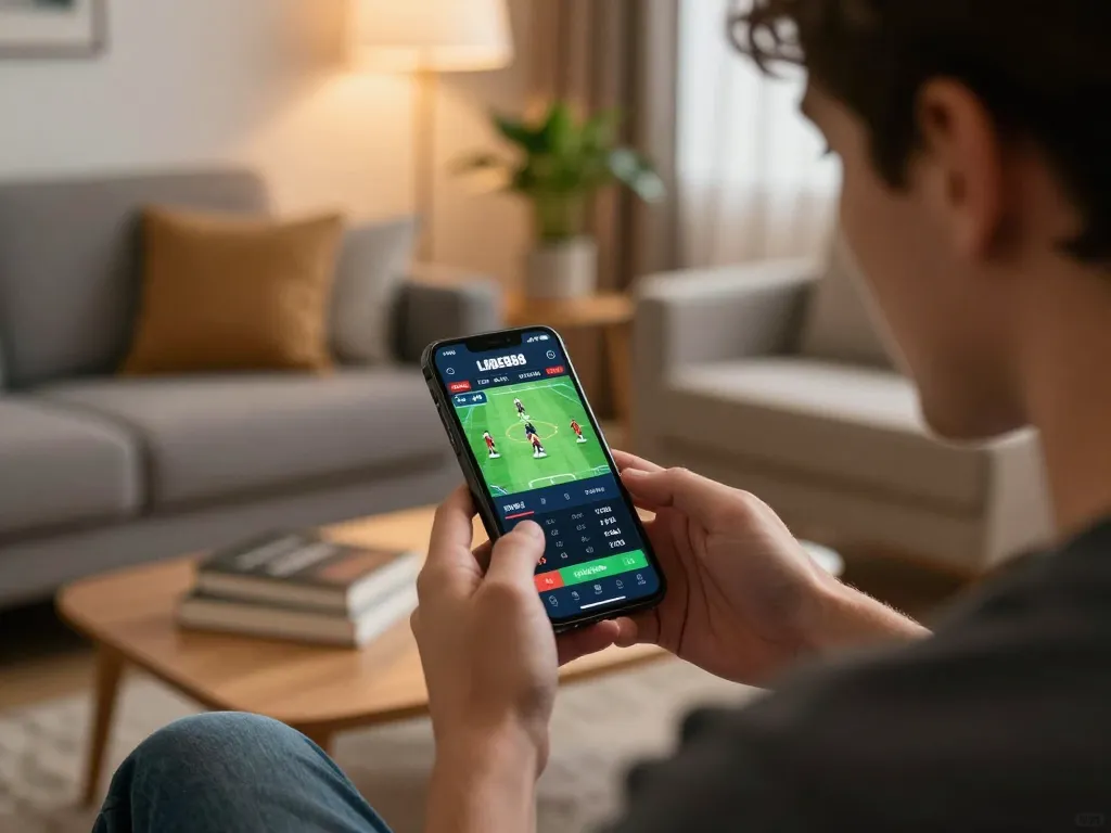 Engaged player exploring LODE888 app for better odds in online gambling strategies