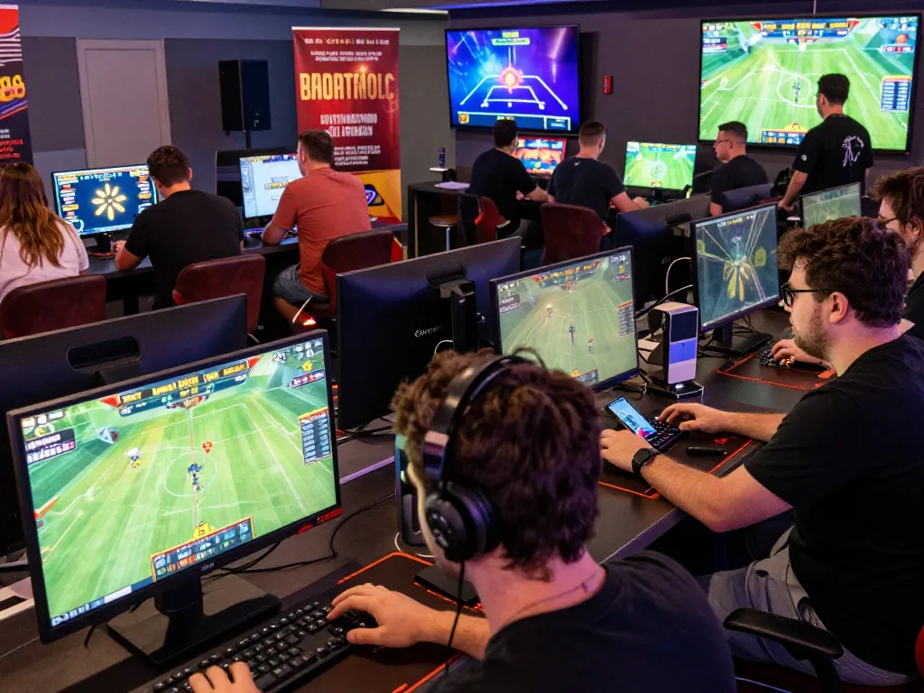 Players enjoying dynamic online gaming experiences at jun88, showcasing excitement and technology.