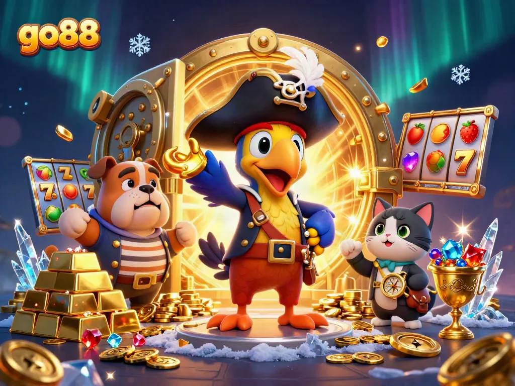 Experience thrilling gameplay at go88 with vibrant casino elements and captivating characters.