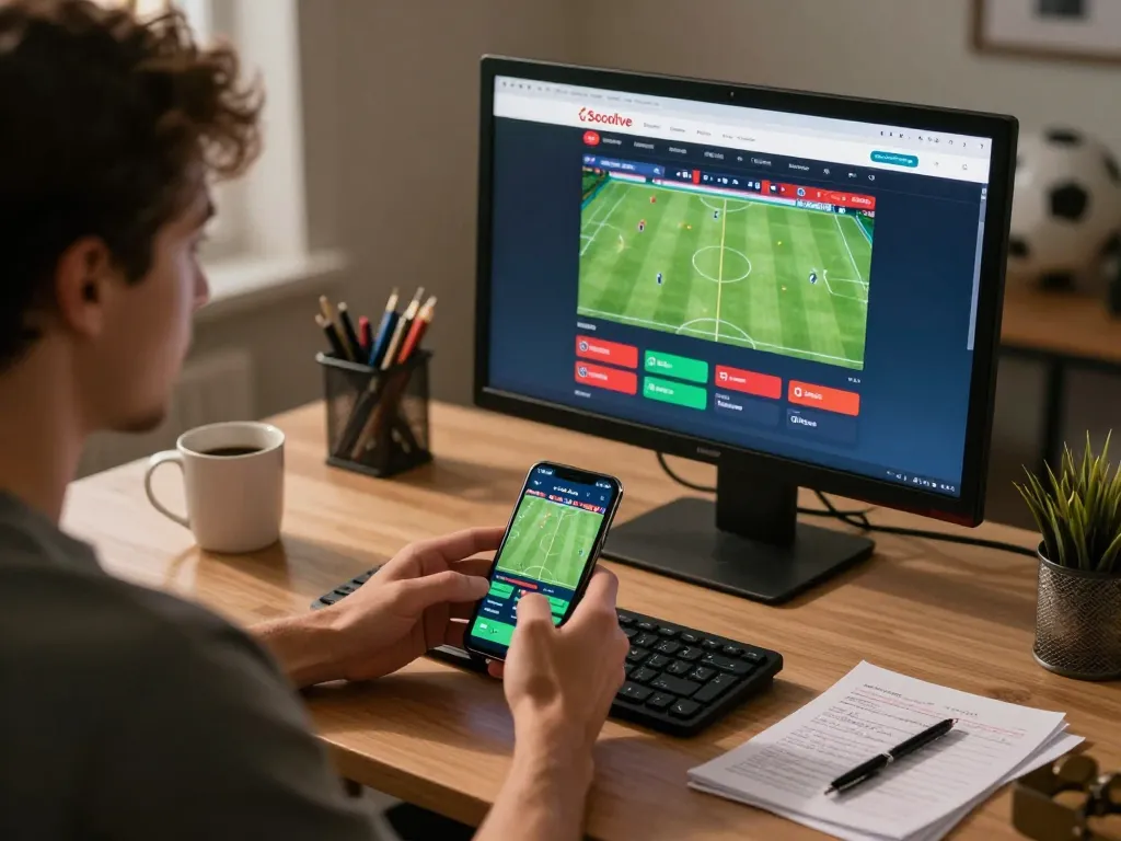 Socolive sports betting experience with live odds on smartphone and desktop setup