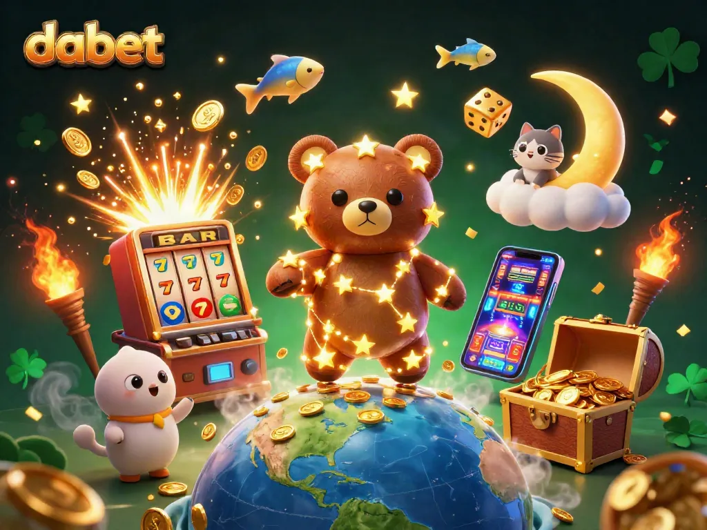 Experience thrilling gameplay at dabet with a vibrant scene showcasing captivating casino elements and characters.