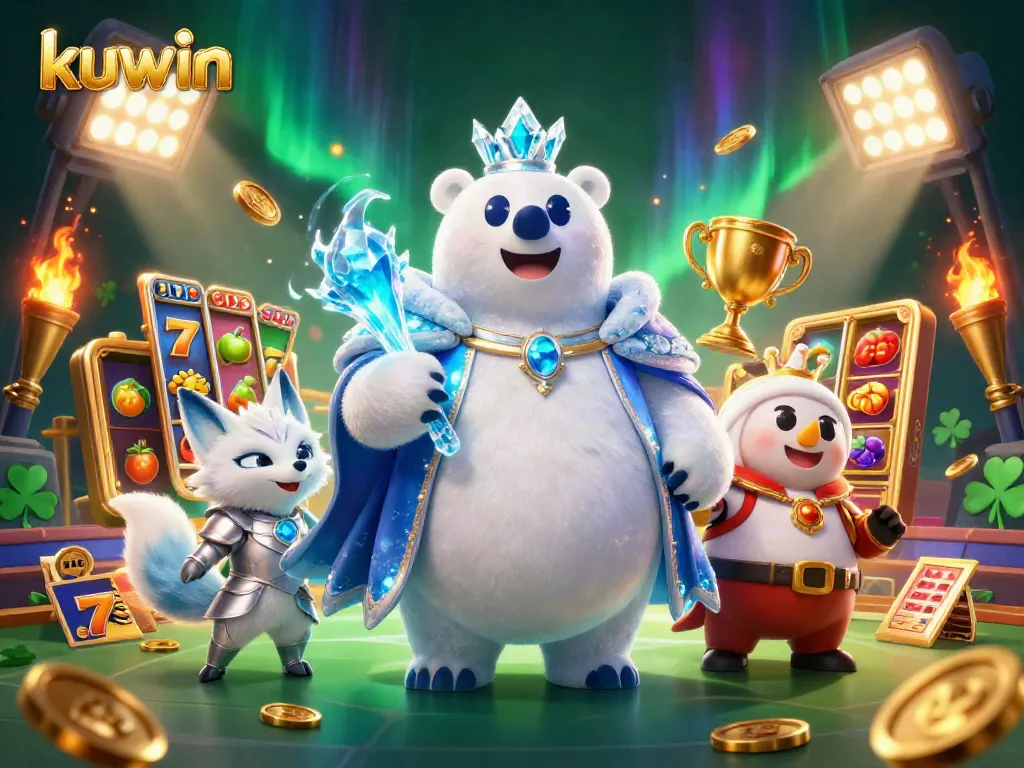 Kuwin platform showcases exciting slot game action with vibrant characters and dynamic elements.