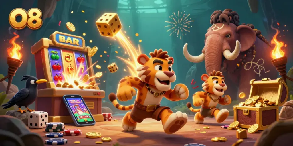 O8 offers thrilling gaming experiences with bonuses and immersive casino action in this vibrant scene.
