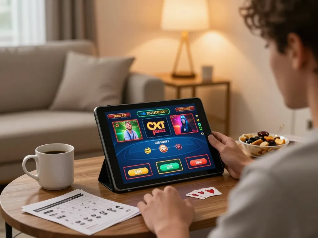 Engaging online gaming session featuring KK55 with player enjoying multi-table action.