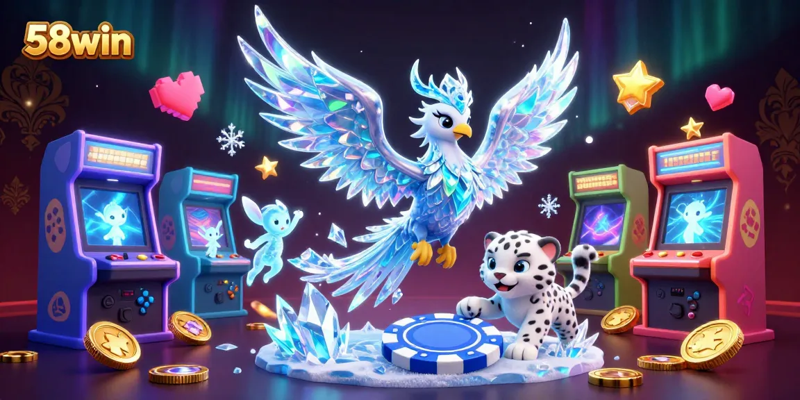 Experience top-notch gaming at 58win with vibrant characters and casino visuals.