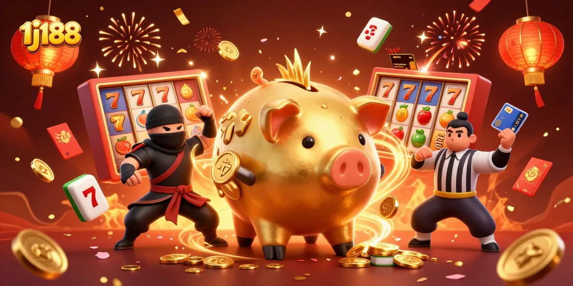 Engage in thrilling gaming with 1j188, featuring vibrant characters and rich casino elements.