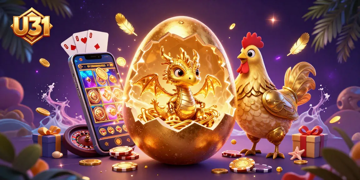 Spin the reels and win big at U31 with dazzling games and a golden dragon theme.