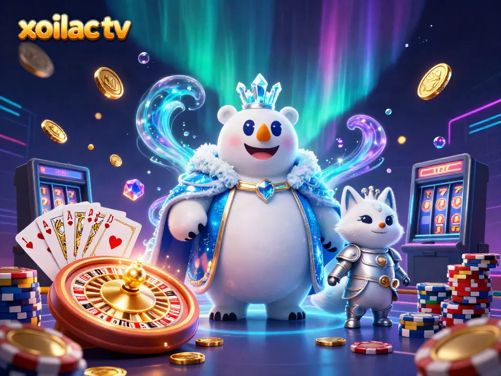Experience thrilling gaming with the enchanting xoilac tv as coins and gems swirl in celebration.