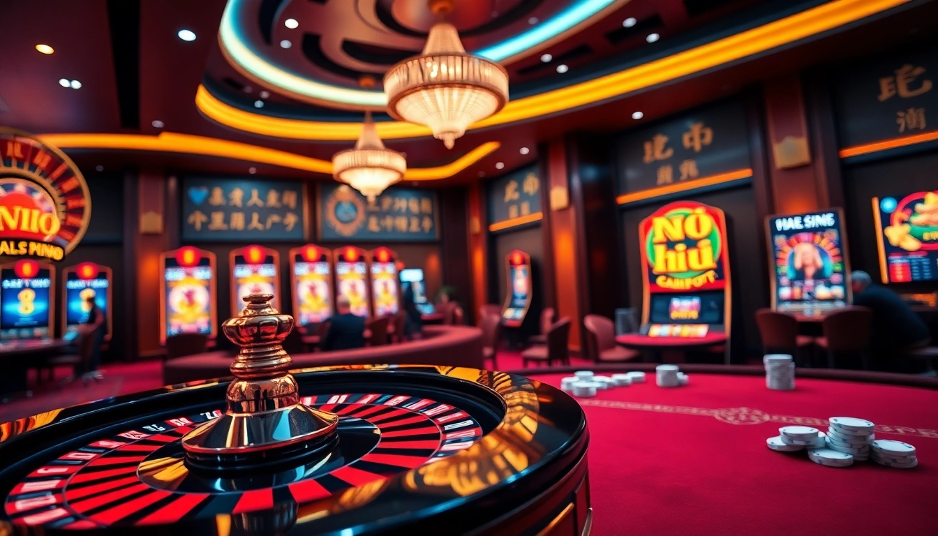 Experience thrilling nổ hũ gameplay at a luxurious online casino.