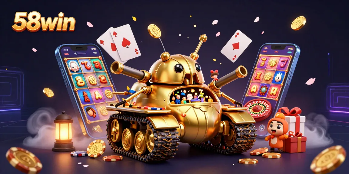 Experience exciting gameplay with 58win's dynamic casino tank, rich in fun elements and details.