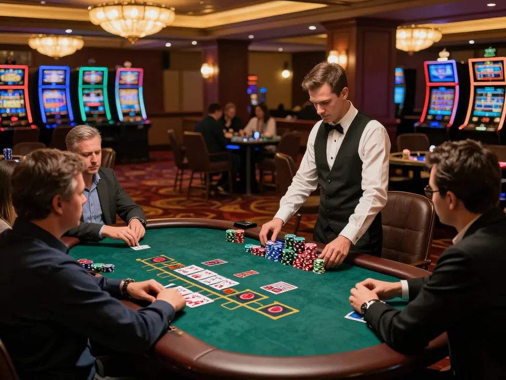man88 players engaging in high-stakes blackjack at a luxury casino table