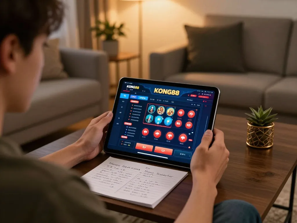 Engaging user interface of trang chủ KONG88 showcased in an online gaming setup.