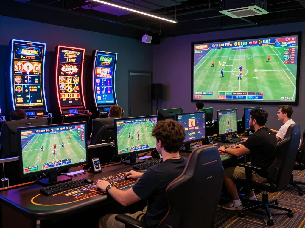 Engaged players enjoying real-time gaming experiences at https://au88bet.it.com/ with modern technology and vibrant atmosphere.