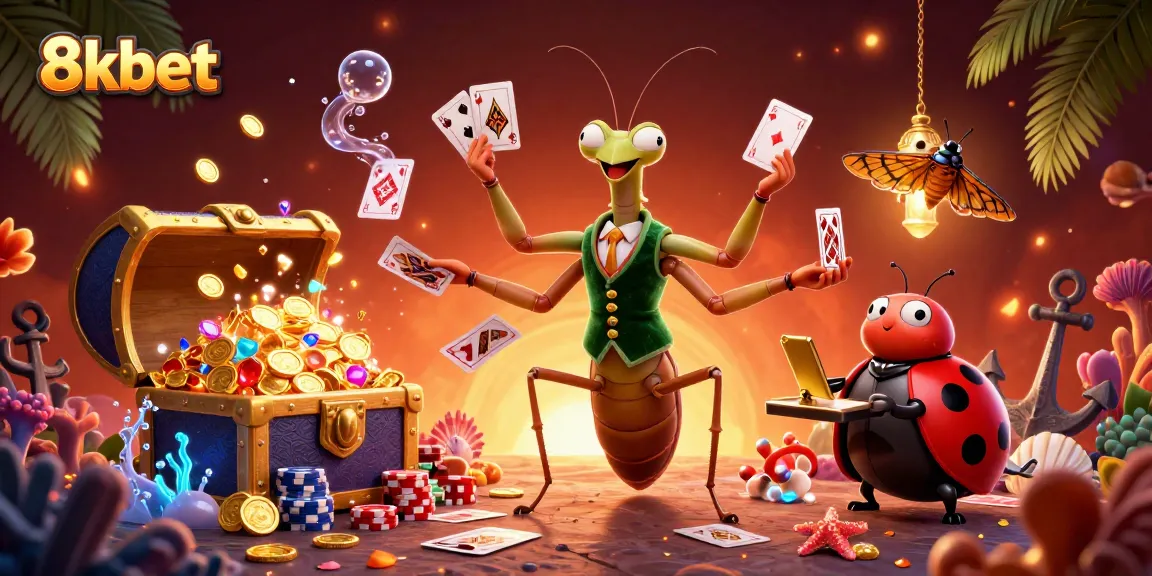 Experience thrilling moments at 8xbet with a lively casino scene filled with colorful characters and dynamic gaming elements.