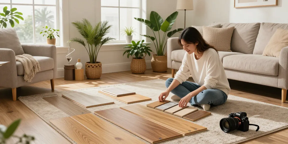 Choosing the best engineered wood floors for homes in a stylish living room
