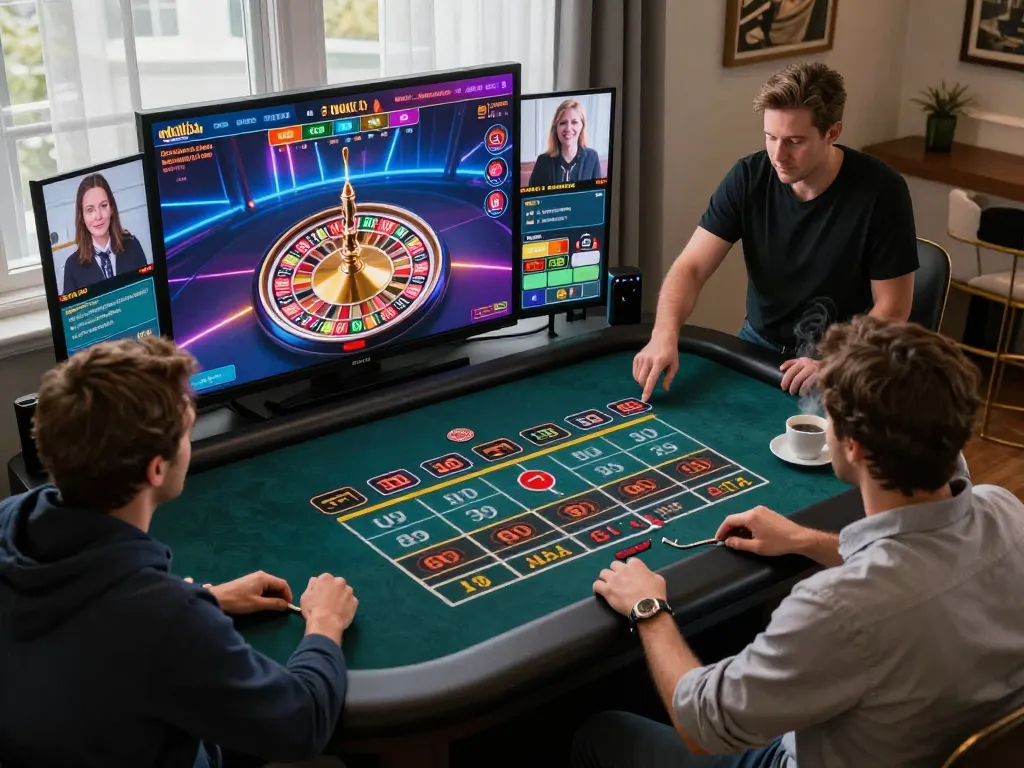 Players engaging in live roulette on PH22 online casino platform, showcasing interactive gameplay and strategy