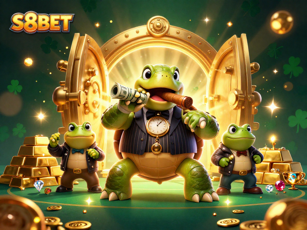 Experience exhilarating gameplay with S8BET as the snapping turtle and bullfrog enforcers dominate the casino!