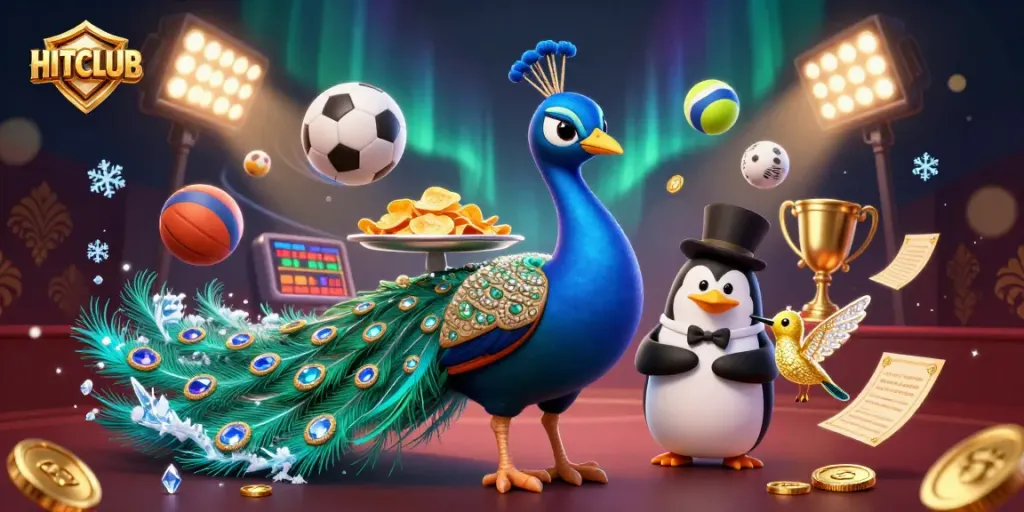 Join the excitement at HITCLUB with vibrant scenes of casino action and winning strategies