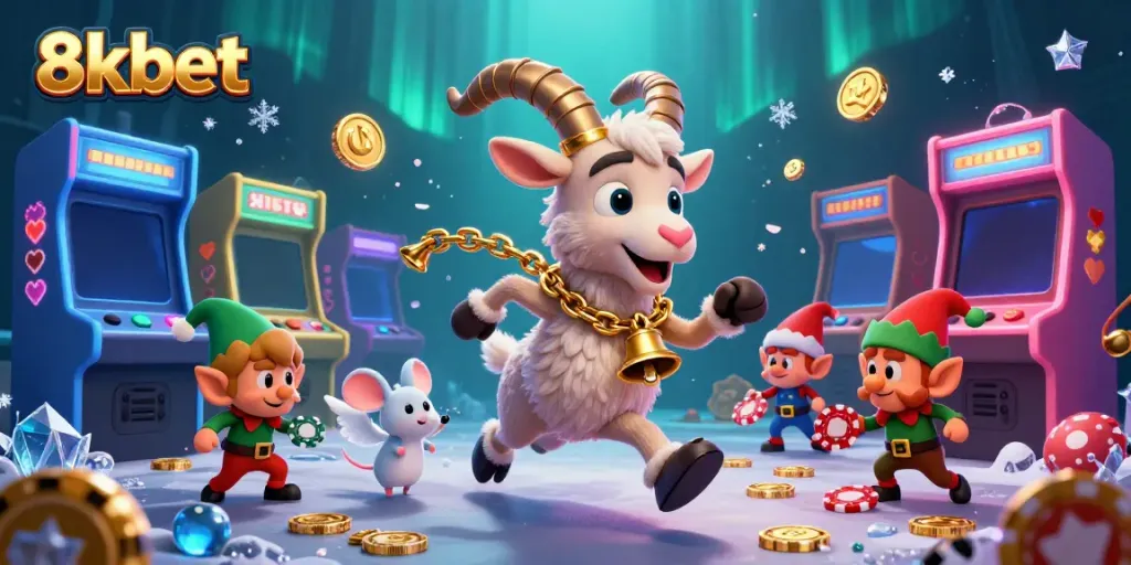 Engage in thrilling fun with 8kbet casino action featuring unique characters in an exciting scene.