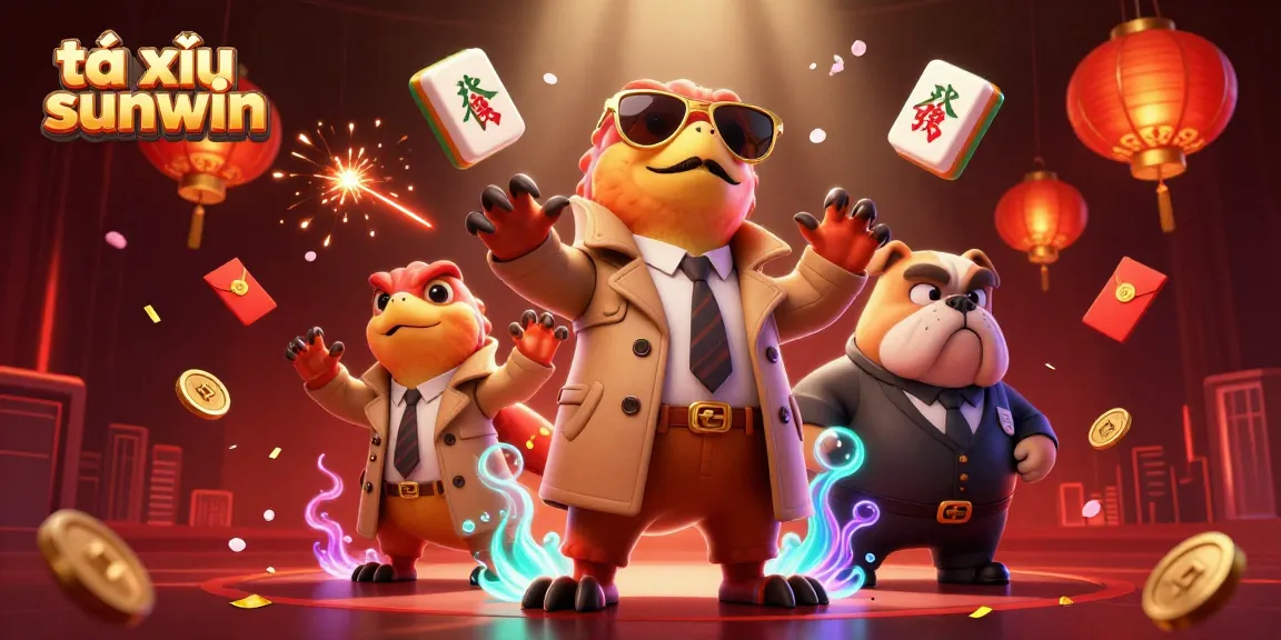Tài xỉu sunwin game illustrates three raptors in a trench coat attempting to enter a VIP lounge.